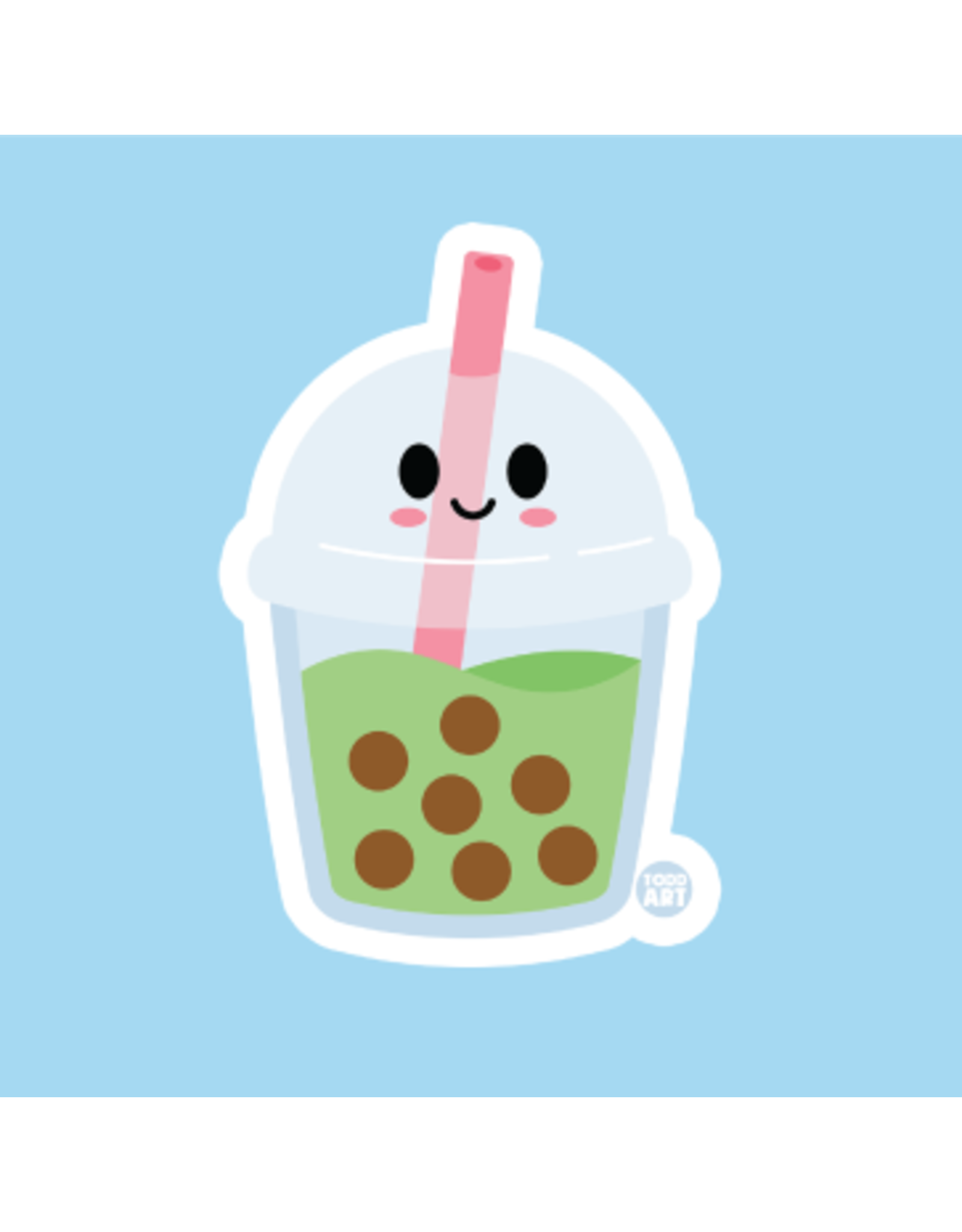 Boo Boo Buddies Boba Tea Sticker