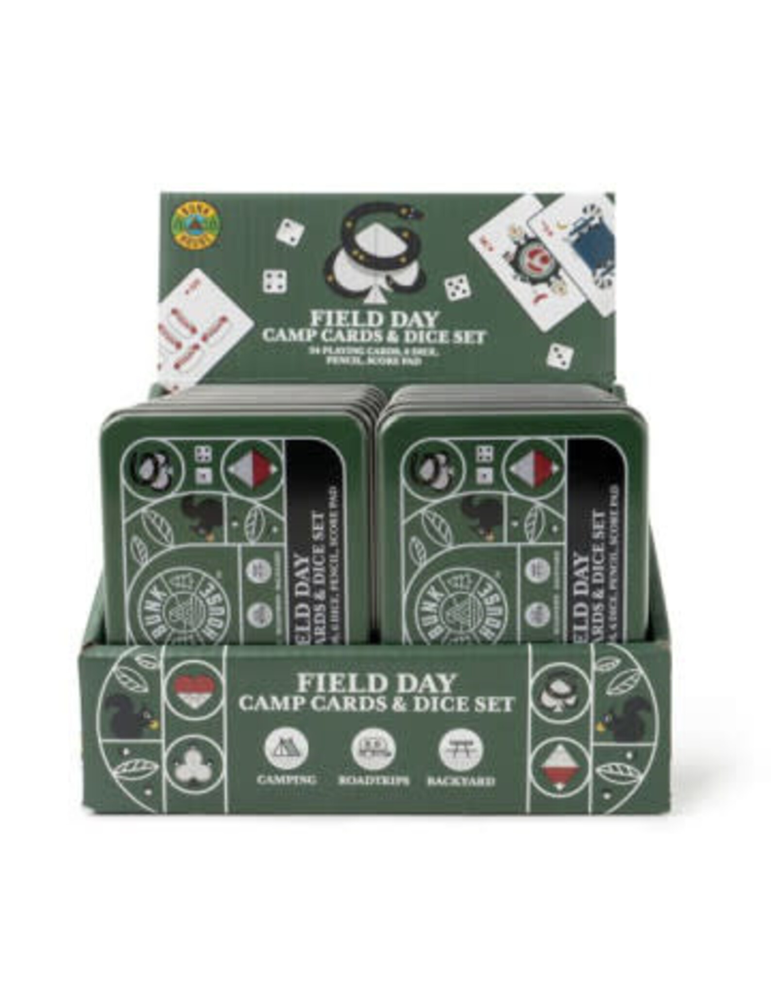 Bunk House Field Day Camp Cards & Dice Set