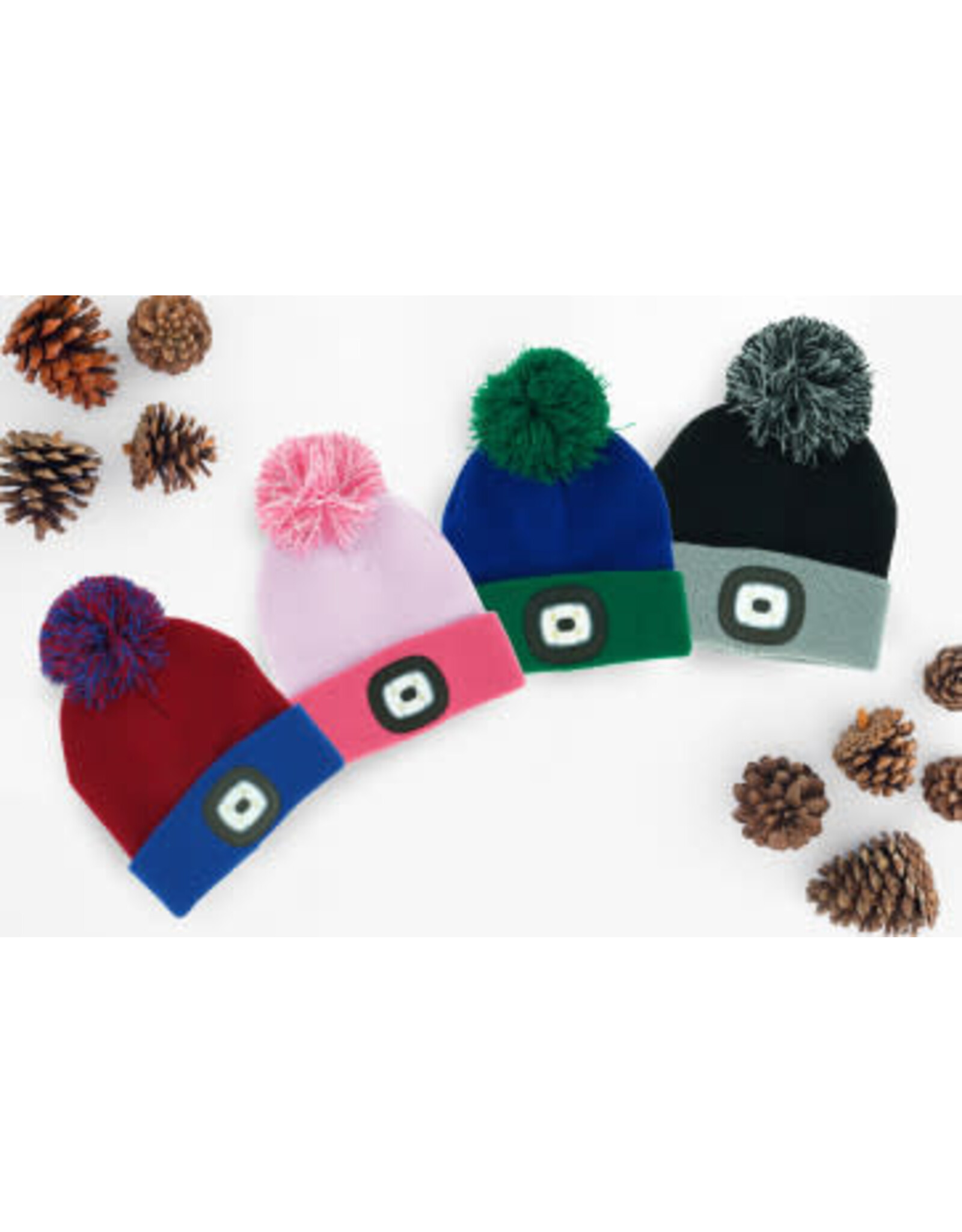 Night Scope Kids Rechargeable LED Beanie Assorted