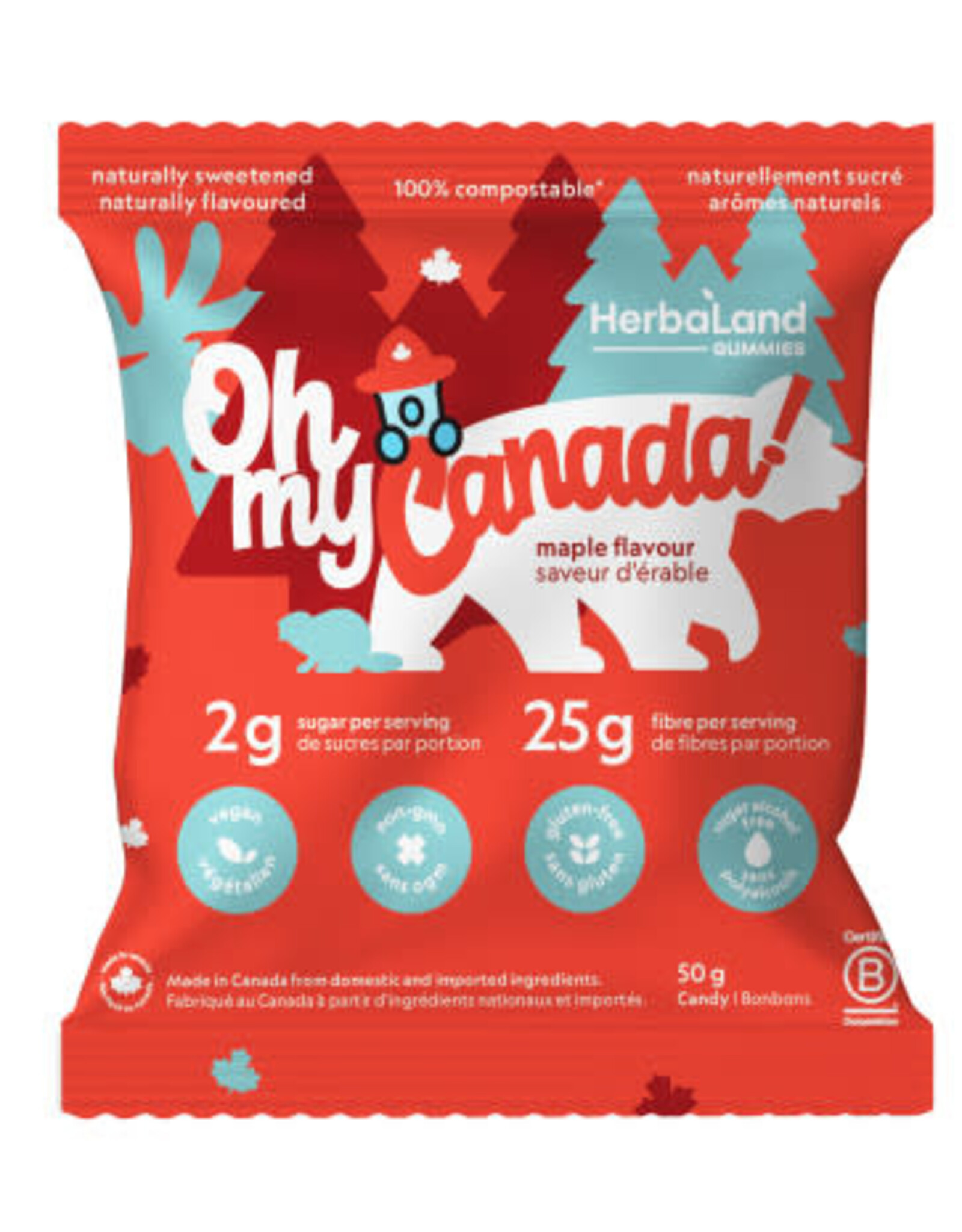 HerbaLand Oh MyCanada! Maple Gummies