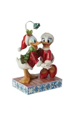 Jim Shore Donald and Daisy Mistletoe "Merry Mistletoe"