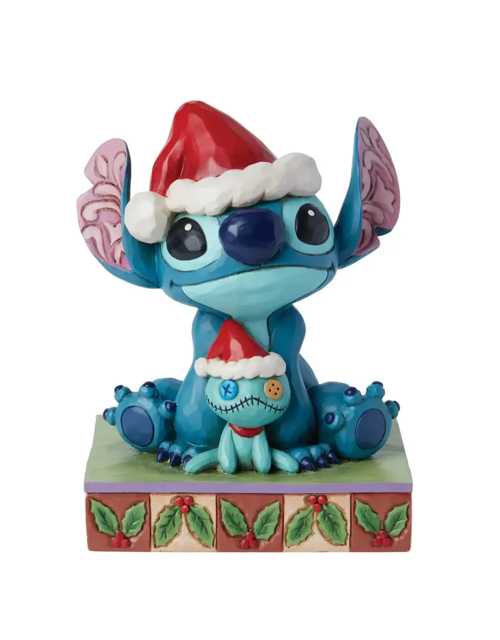 Jim Shore Santa Stitch with Scrump "Christmas buddies"