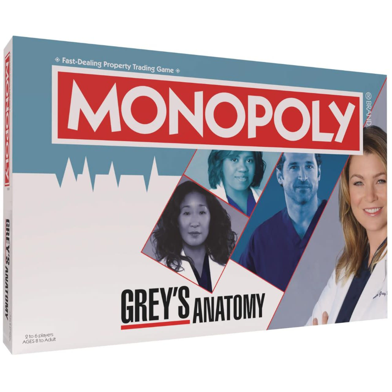 MONOPOLY: Grey's Anatomy Edition - Medical Drama Board Game for Ages 8+