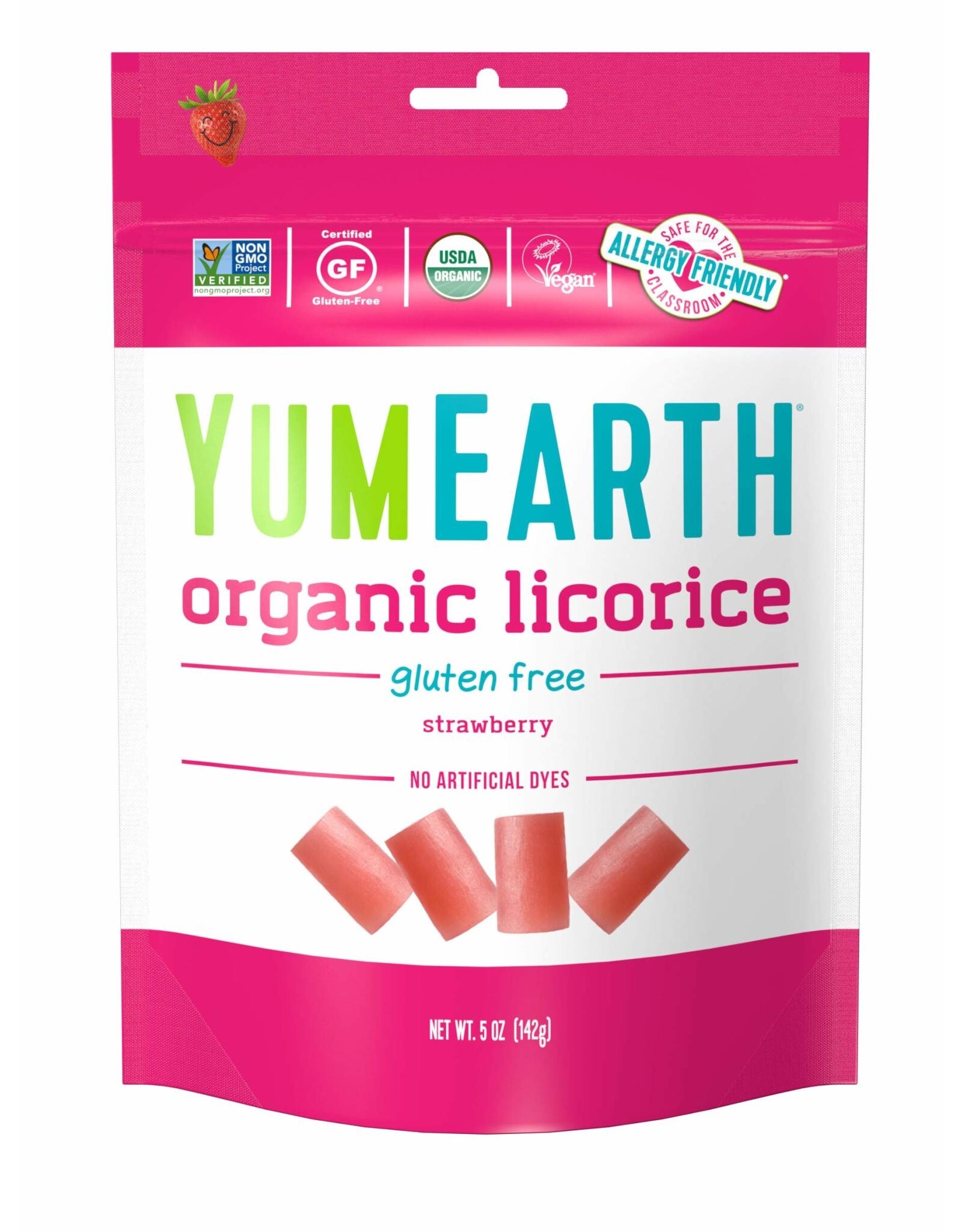 YumEarth Organic Strawberry Licorice 5oz