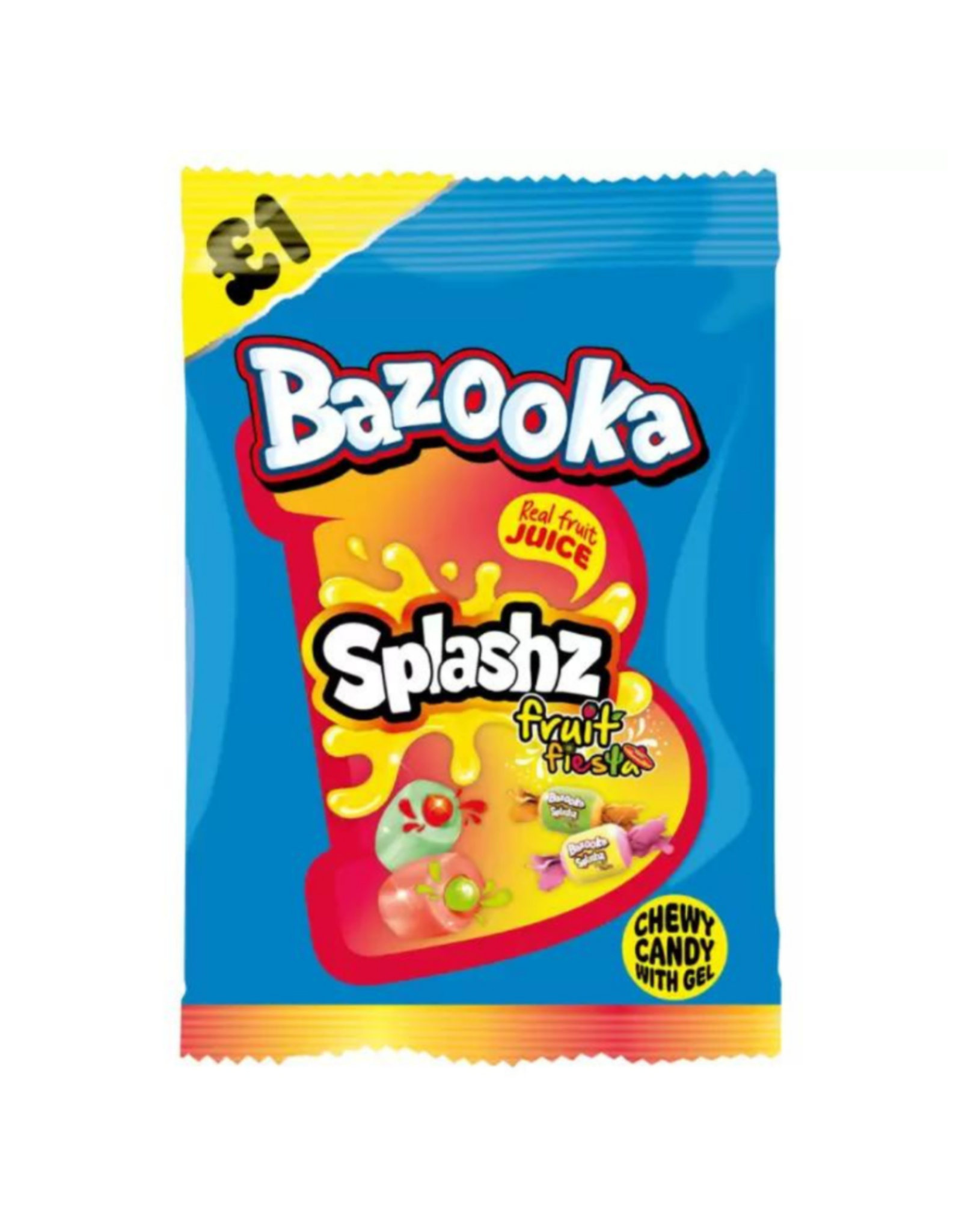 Bazooka Splashz Fruit Fiesta (British)