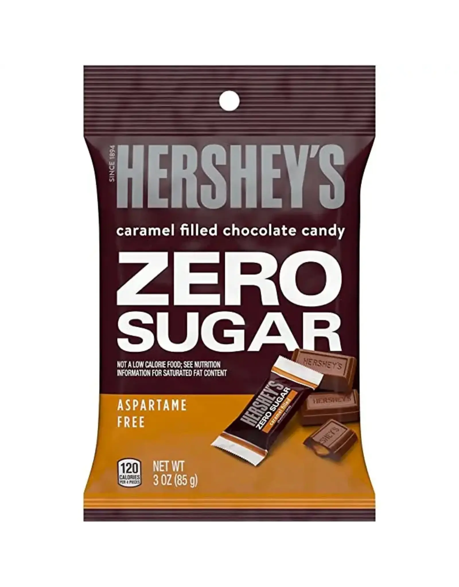 Hershey's Zero Sugar Chocolate Filled with Caramel