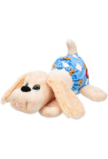 Pound Puppies Newborns - Tan Puppy with Blue Diaper