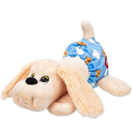 Pound Puppies Newborns - Tan Puppy with Blue Diaper