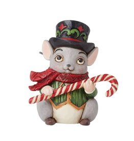 Jim Shore Mini Christmas Mouse Figurine