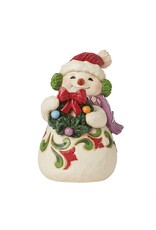 Jim Shore Mini Snowman Earmuffs Figure