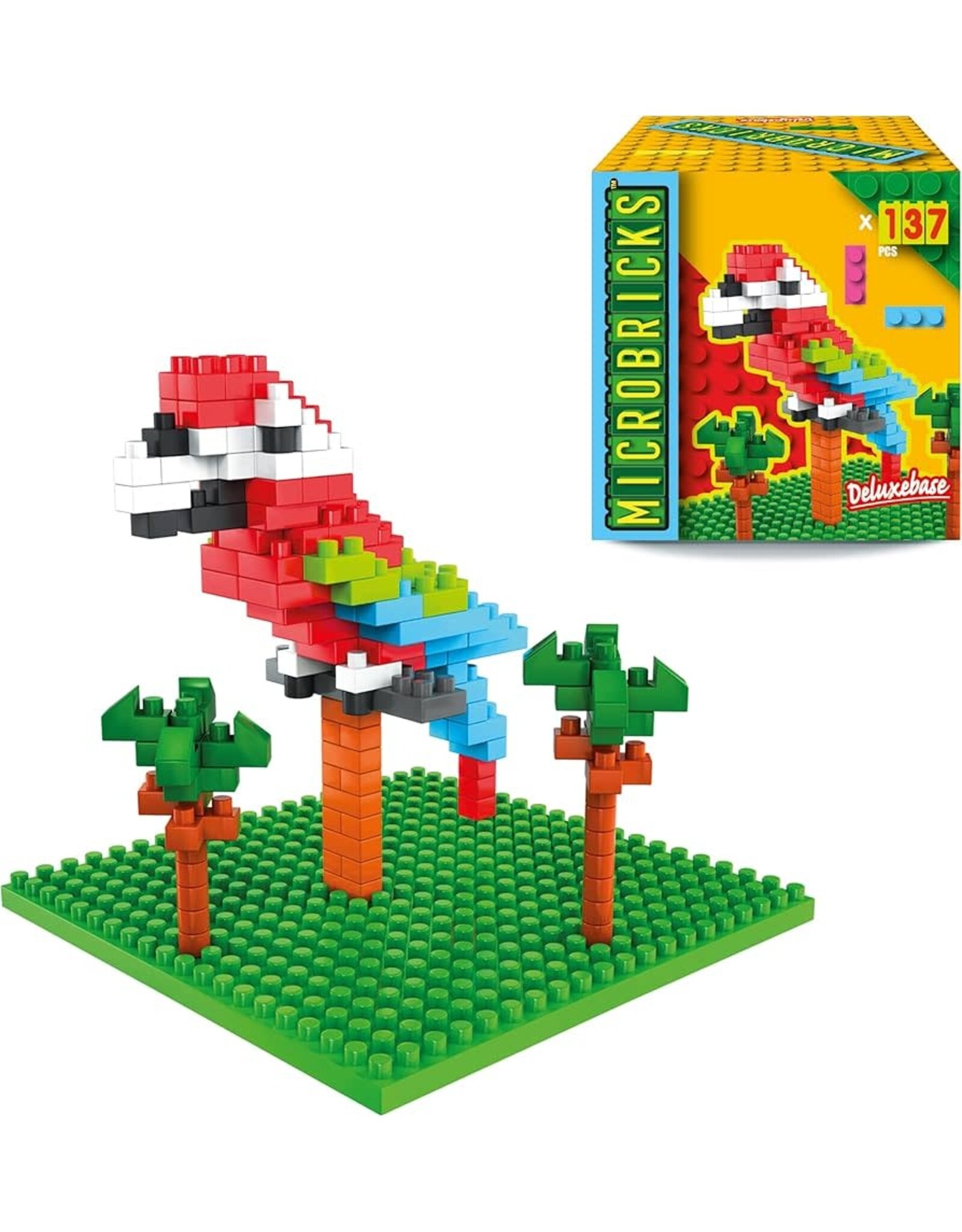 Deluxebase Microbricks - Parrot
