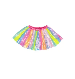 Great Pretenders Stripy Sequins Skirt, Size 4/6