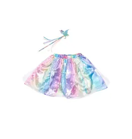 Great Pretenders Enchanted Unicorn Skirt & Wand Set, Size 4/6