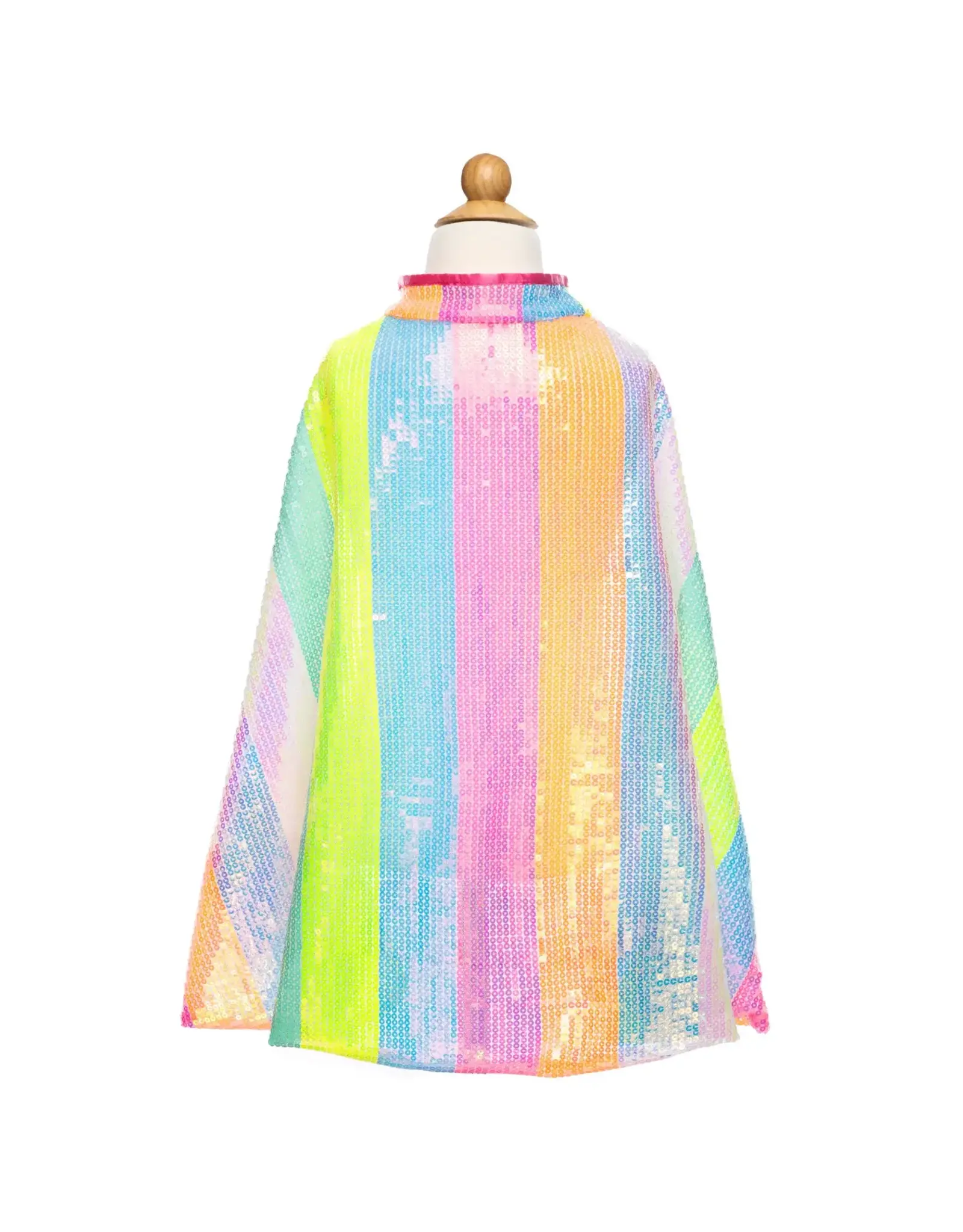 Great Pretenders Stripy Sequins Cape, Size 4/6