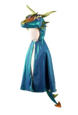 Great Pretenders Emerald The Metallic Dragon Cape, Size 5/6