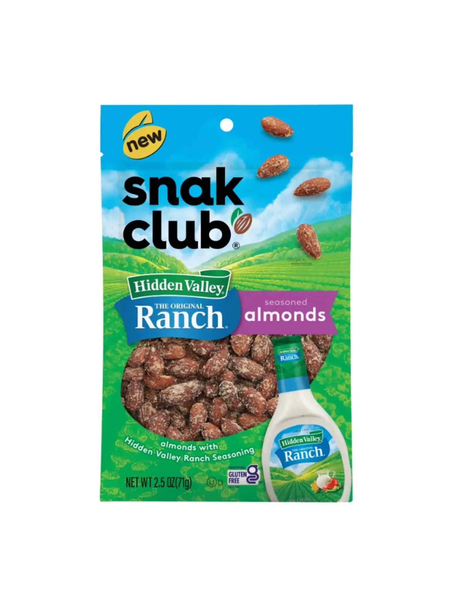 Snak Club Hidden Valley Ranch Almonds