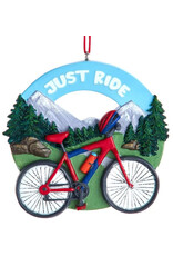 Ganz Biking Just Ride Ornament