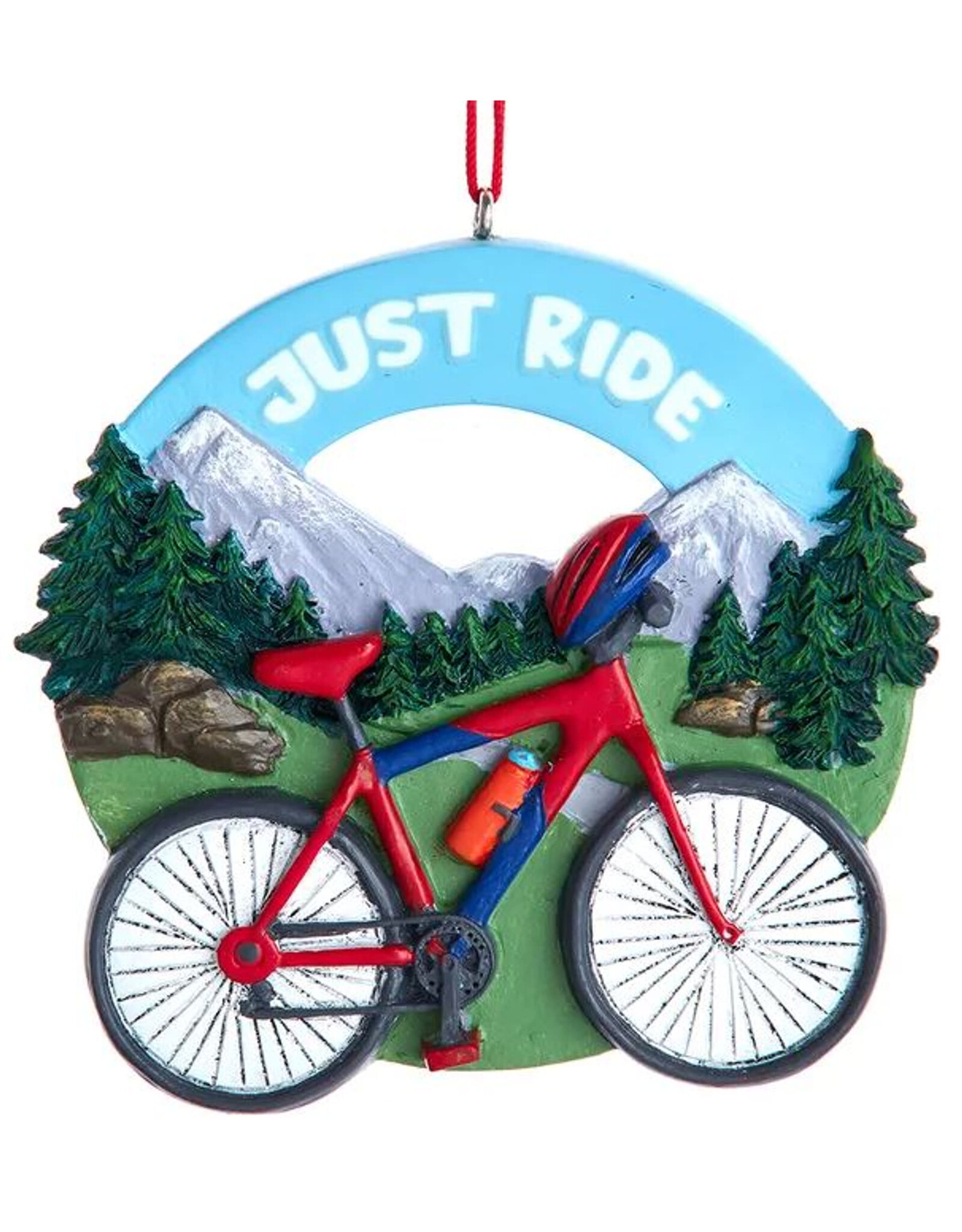 Ganz Biking Just Ride Ornament