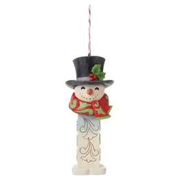 Jim Shore Snowman PEZ Dispenser Ornament