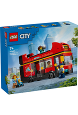 Lego Red Double-Decker Sightseeing Bus