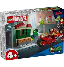 Lego Iron Man with Bike and The Hulk