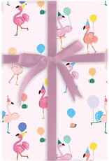 Bust A Move-Flamingo 5ft Wrapping Paper Roll