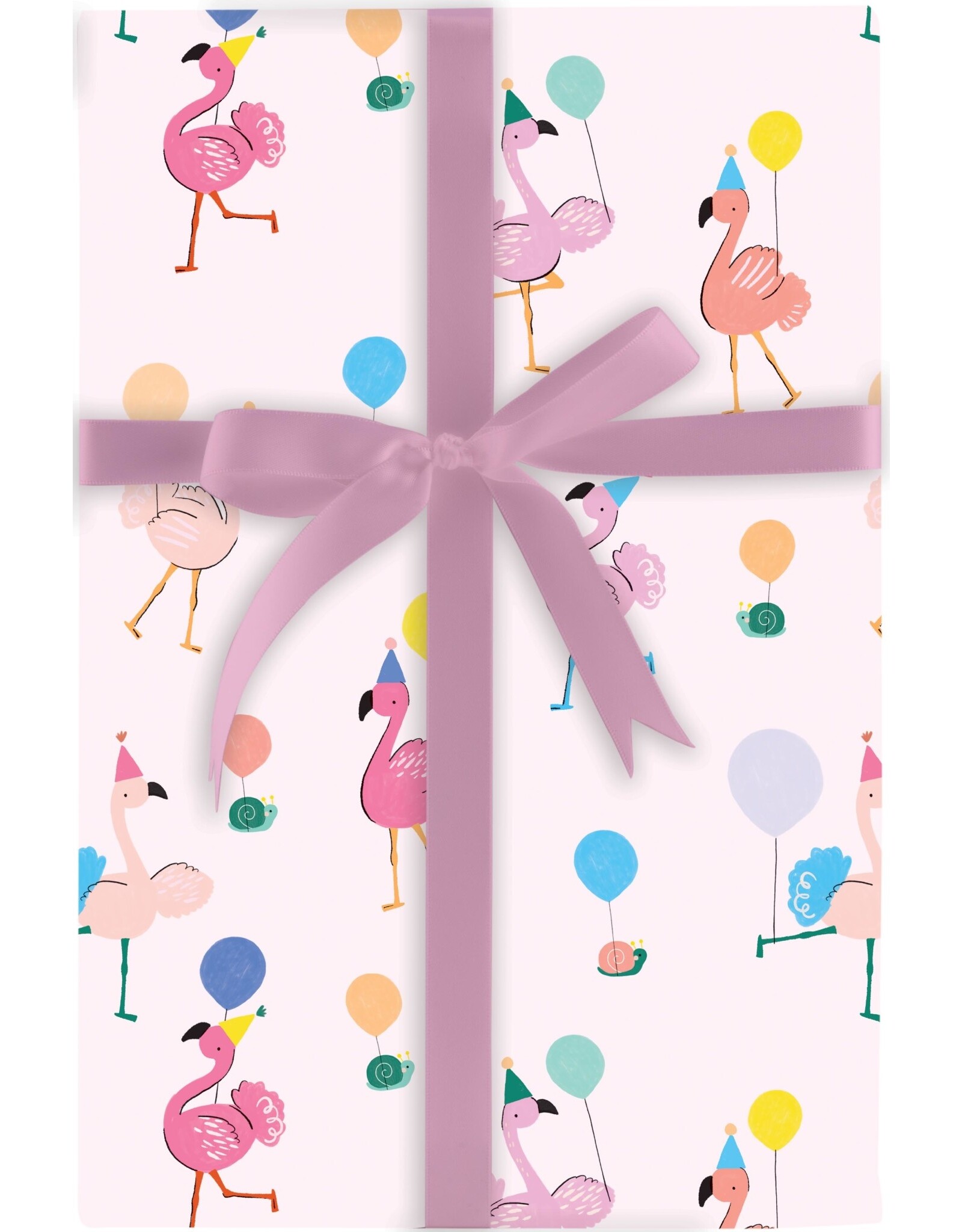 Bust A Move-Flamingo 5ft Wrapping Paper Roll