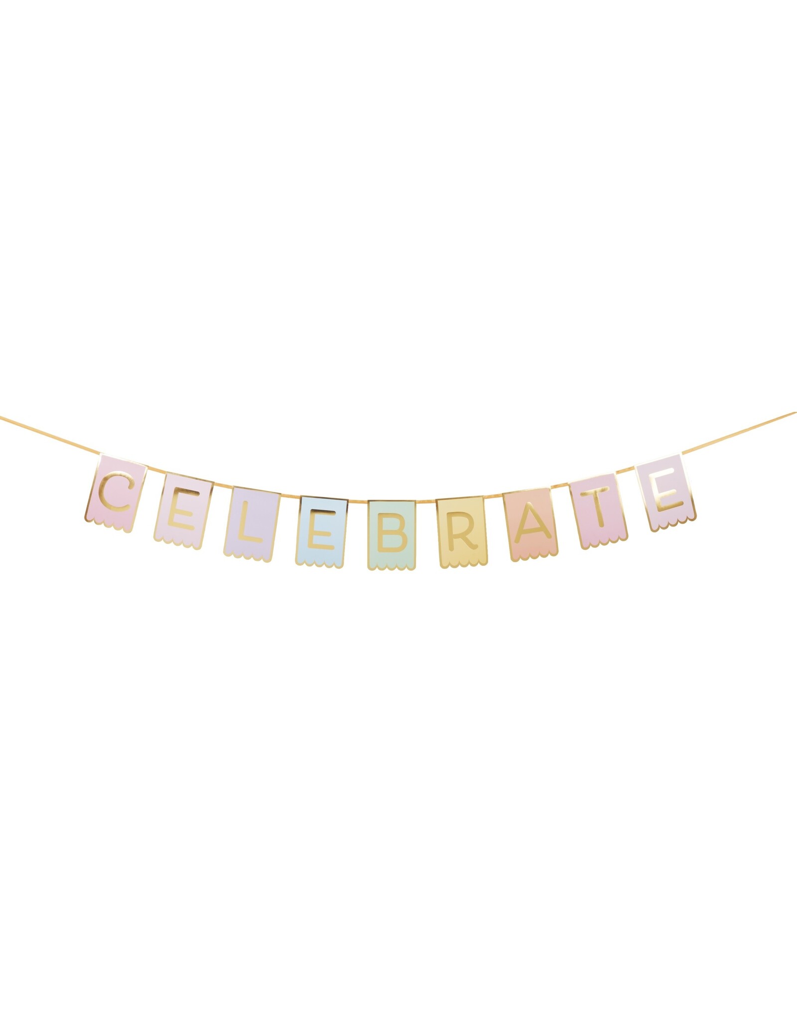 Pastel Pinwheel Celebrate Banner