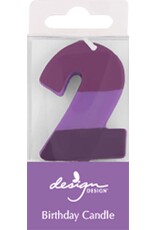 Design Design #2 Color Block Birthday Candle