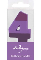Design Design #4 Color Block Birthday Candle