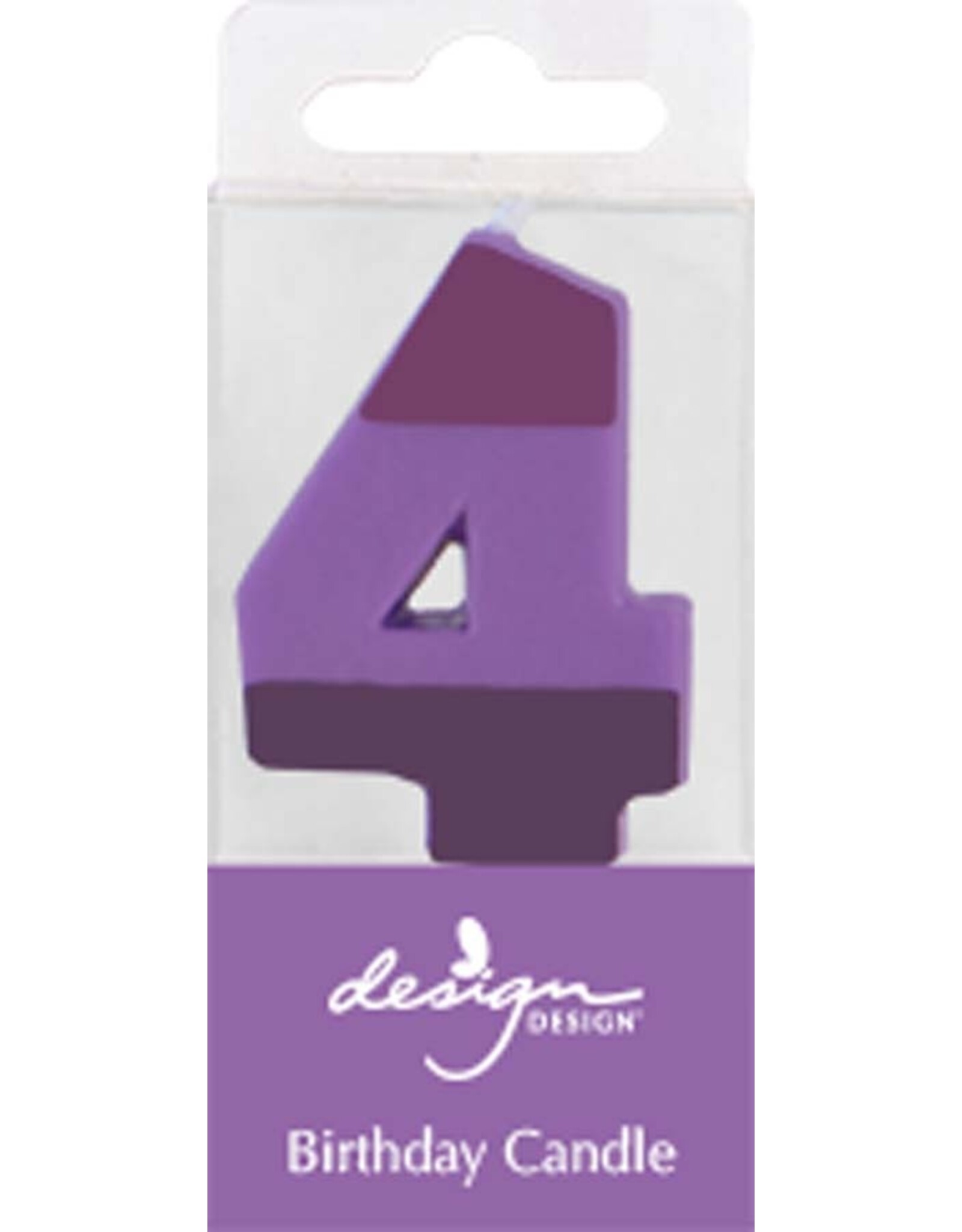 Design Design #4 Color Block Birthday Candle