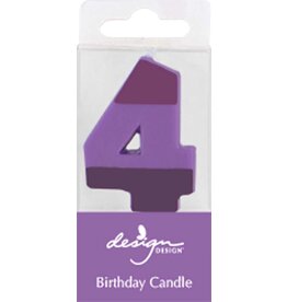 Design Design #4 Color Block Birthday Candle