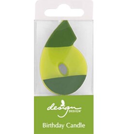 Design Design #6 Color Block Birthday Candle