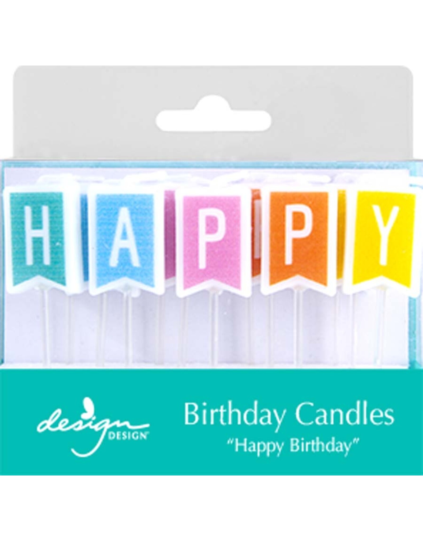 Design Design Soft Bright Birthday Flags Birthday Candles