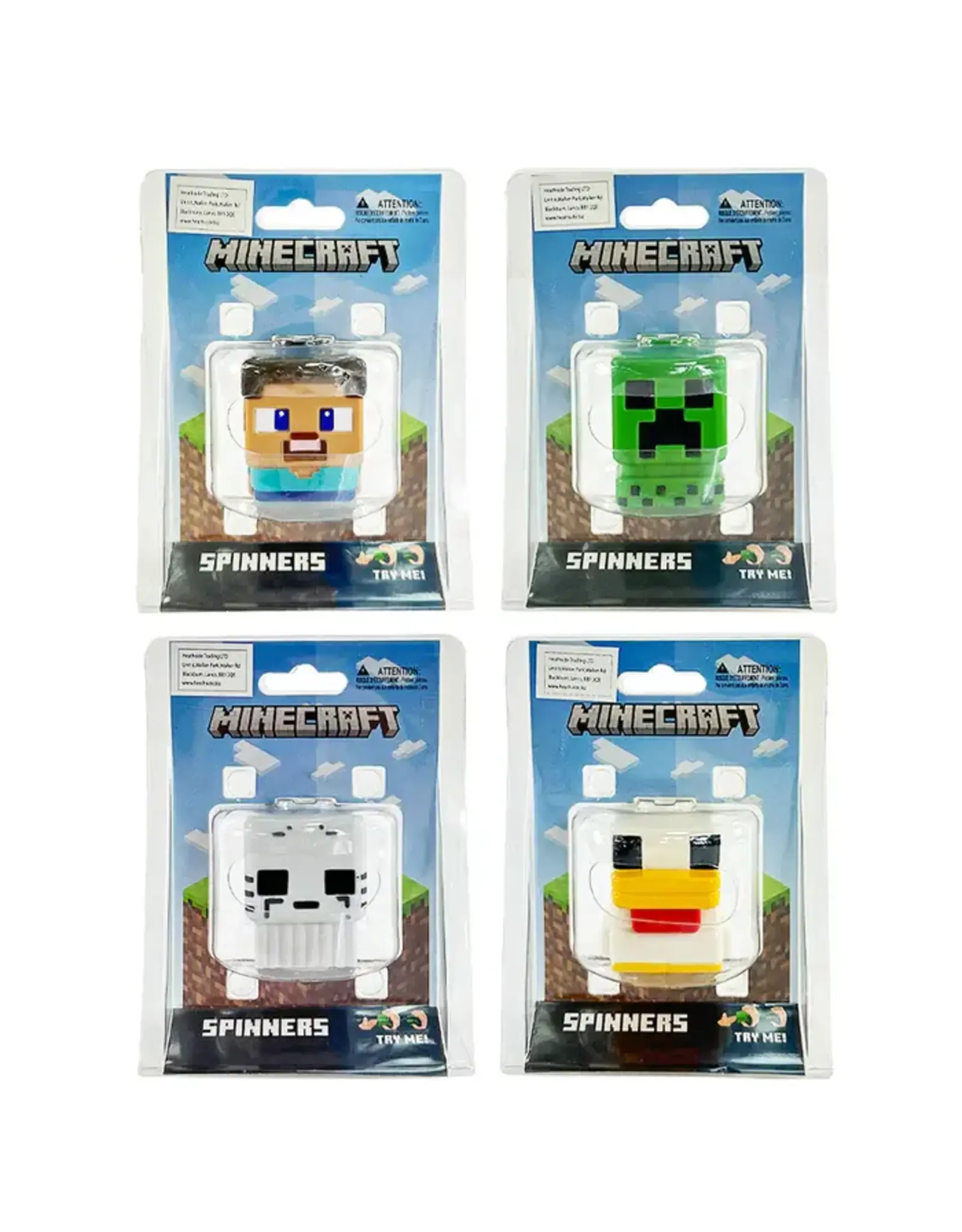 Minecraft Fidget Spinner Assortment