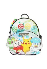 Bioworld Pokémon Scarlet and Violet Starters Rubber Badges 11" Mini Backpack