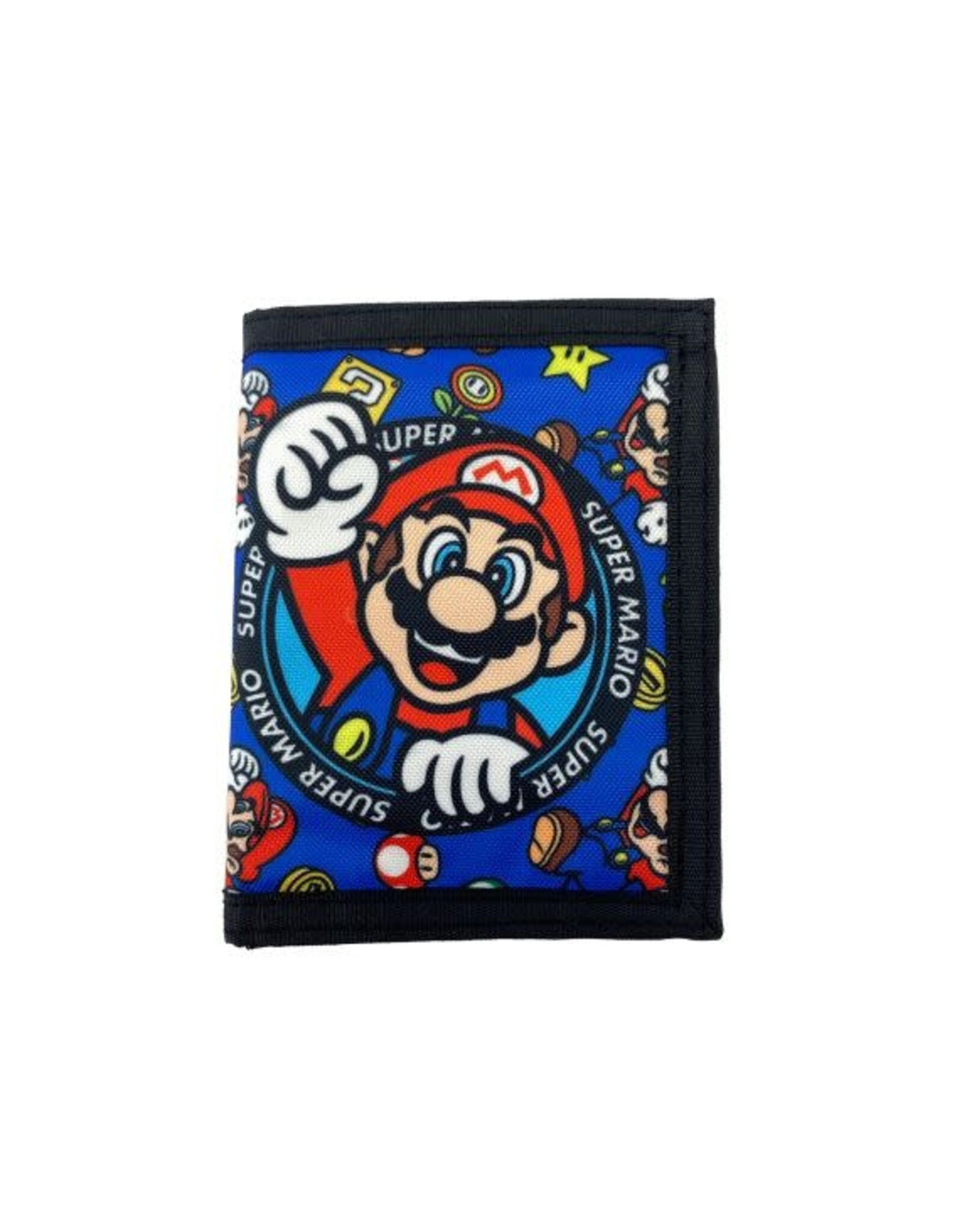 Bioworld Super Mario Bros. Icons Kids Trifold Wallet