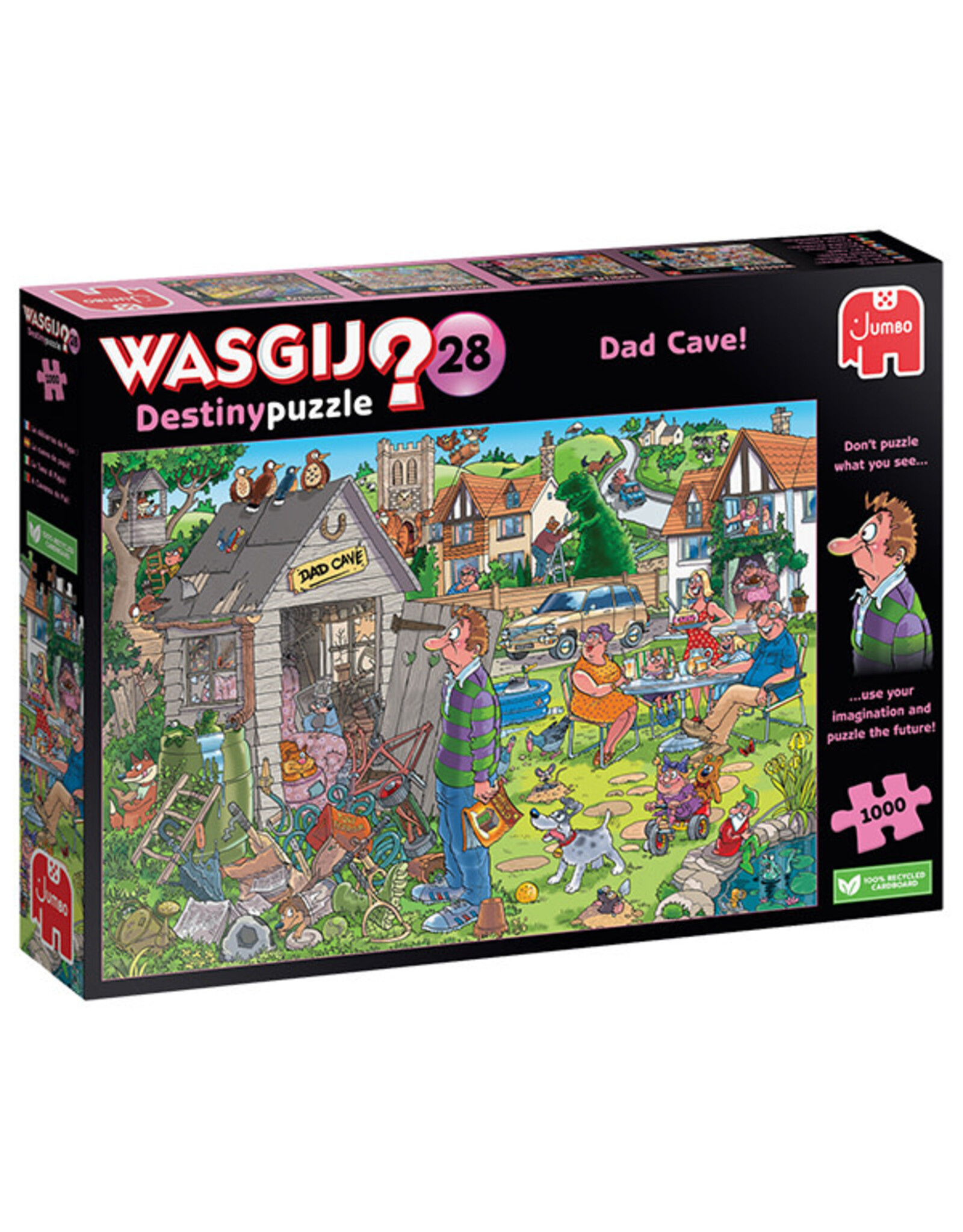 Jumbo Wasgij Retro Destiny #28 - Dad Cave! 1000pc