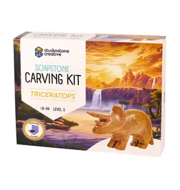 Studiostone Creative Soapstone Carving Kit - Triceratops