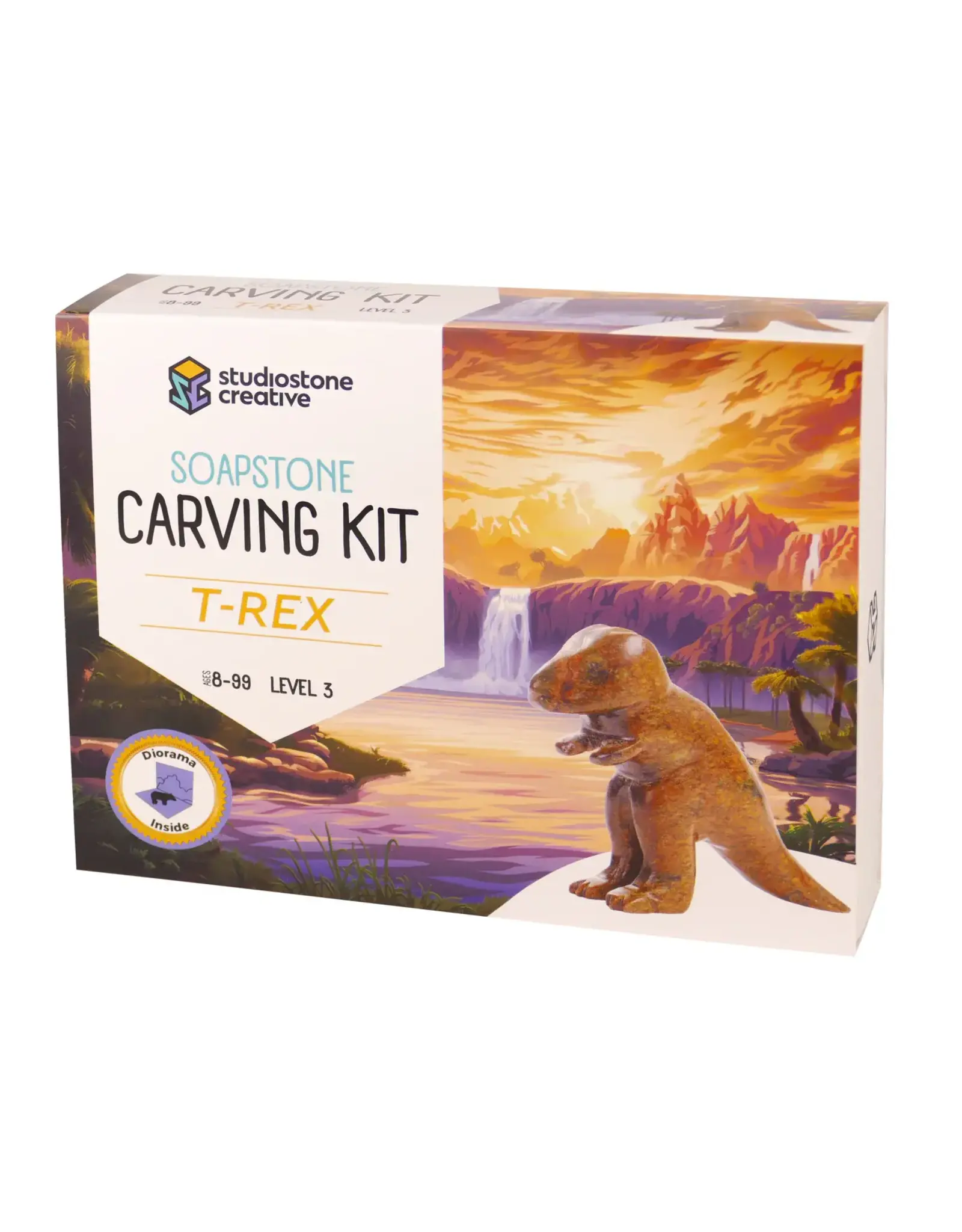Studiostone Creative Soapstone Carving Kit - T-Rex