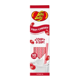 Jelly Belly Jelly Belly Dip & Sip Milk Straws Very Cherry Ten Pack (British)