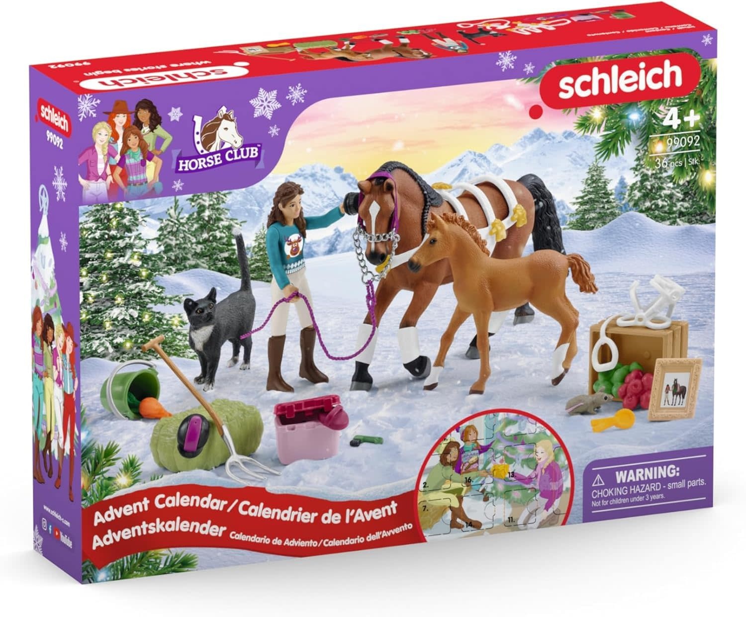 schleich HORSE CLUB アドベントカレンダー Schleich Advent Calendar Horse Club : Amazon.ca: Home
