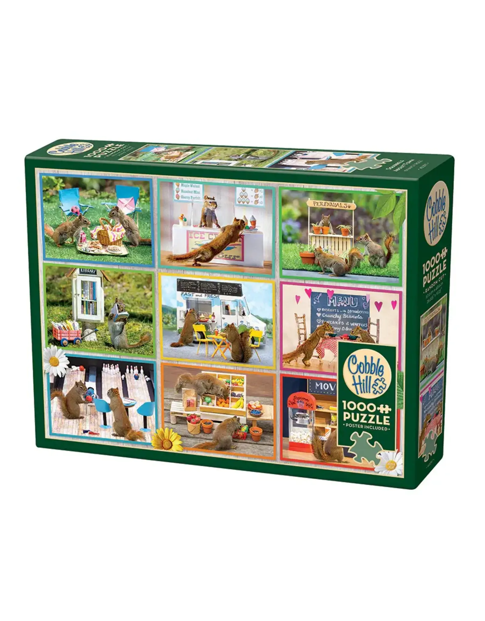 Cobble Hill Squirrels Around Town 1000pc