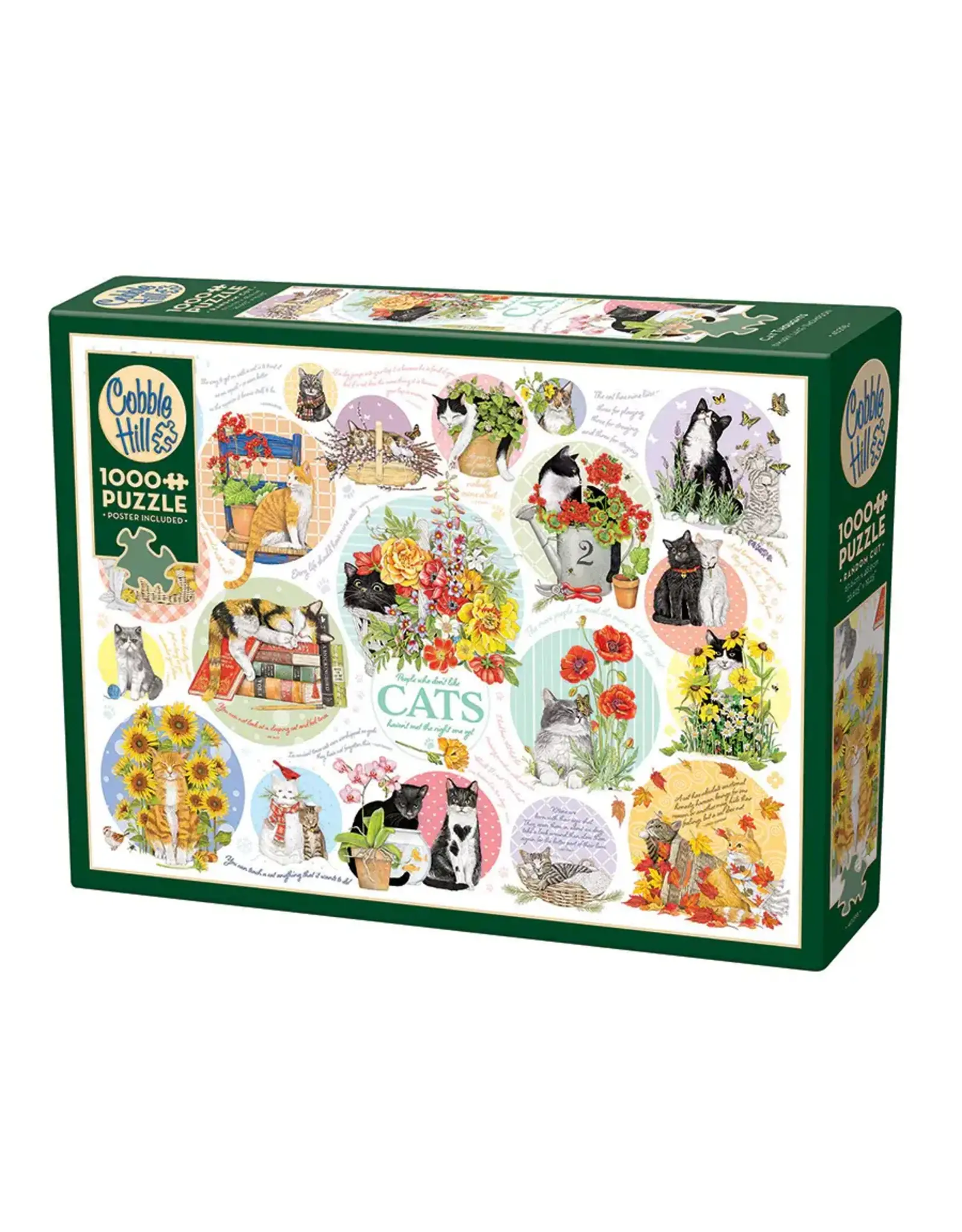 Cobble Hill Cat Thoughts 1000pc