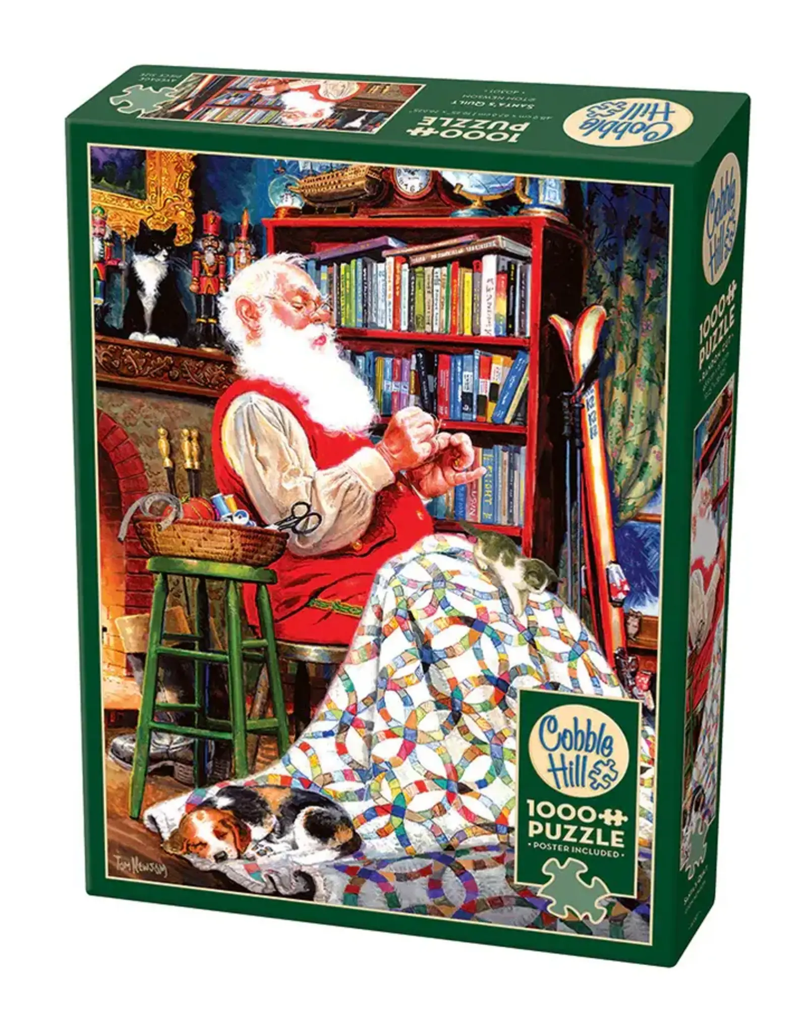 Cobble Hill Santa's Quilt 1000pc