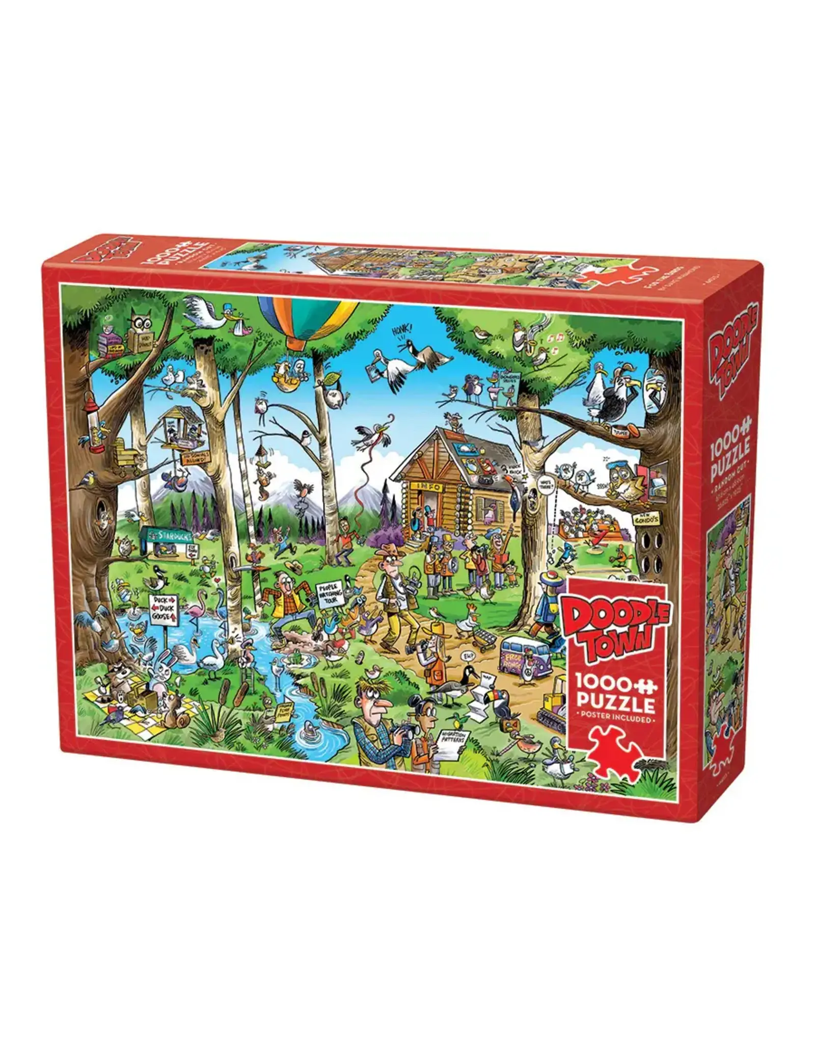 Cobble Hill DoodleTown: Birdwatcher's Paradise 1000pc
