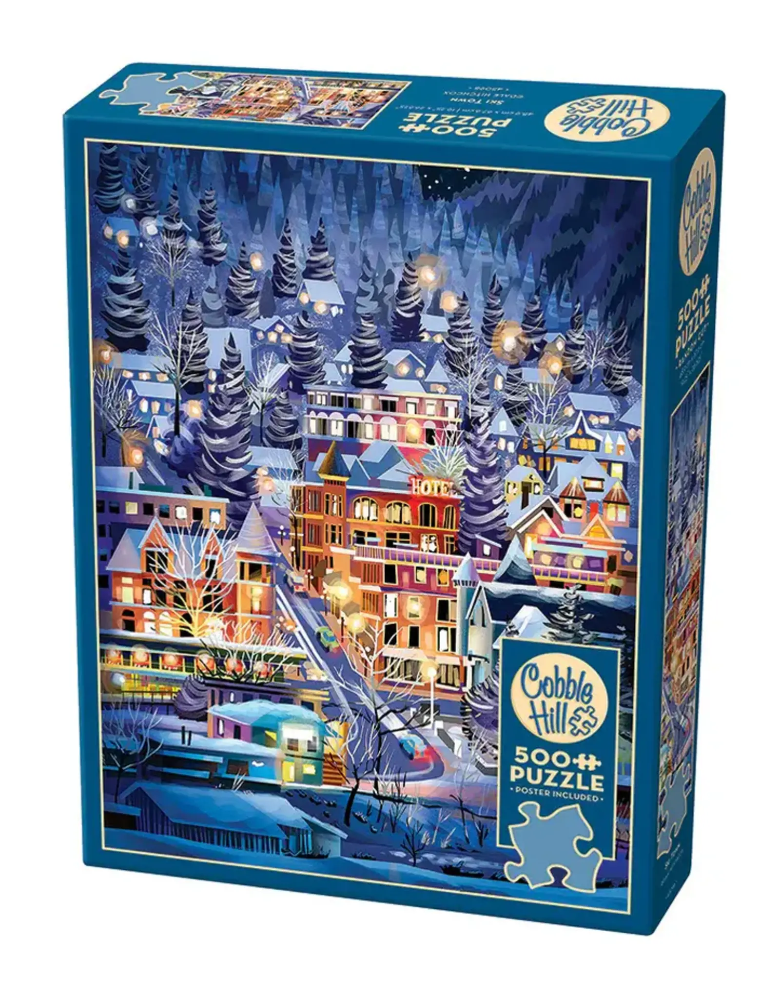 Cobble Hill Ski Town 500pc