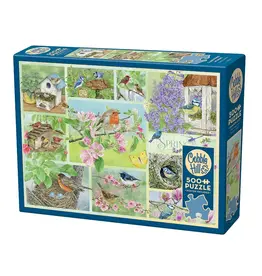 Cobble Hill Garden Birds in Spring 500pc