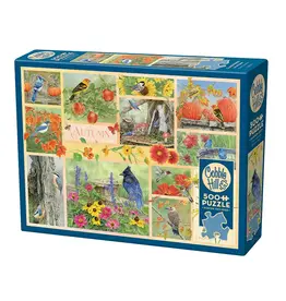 Cobble Hill Garden Birds in Autumn 500pc