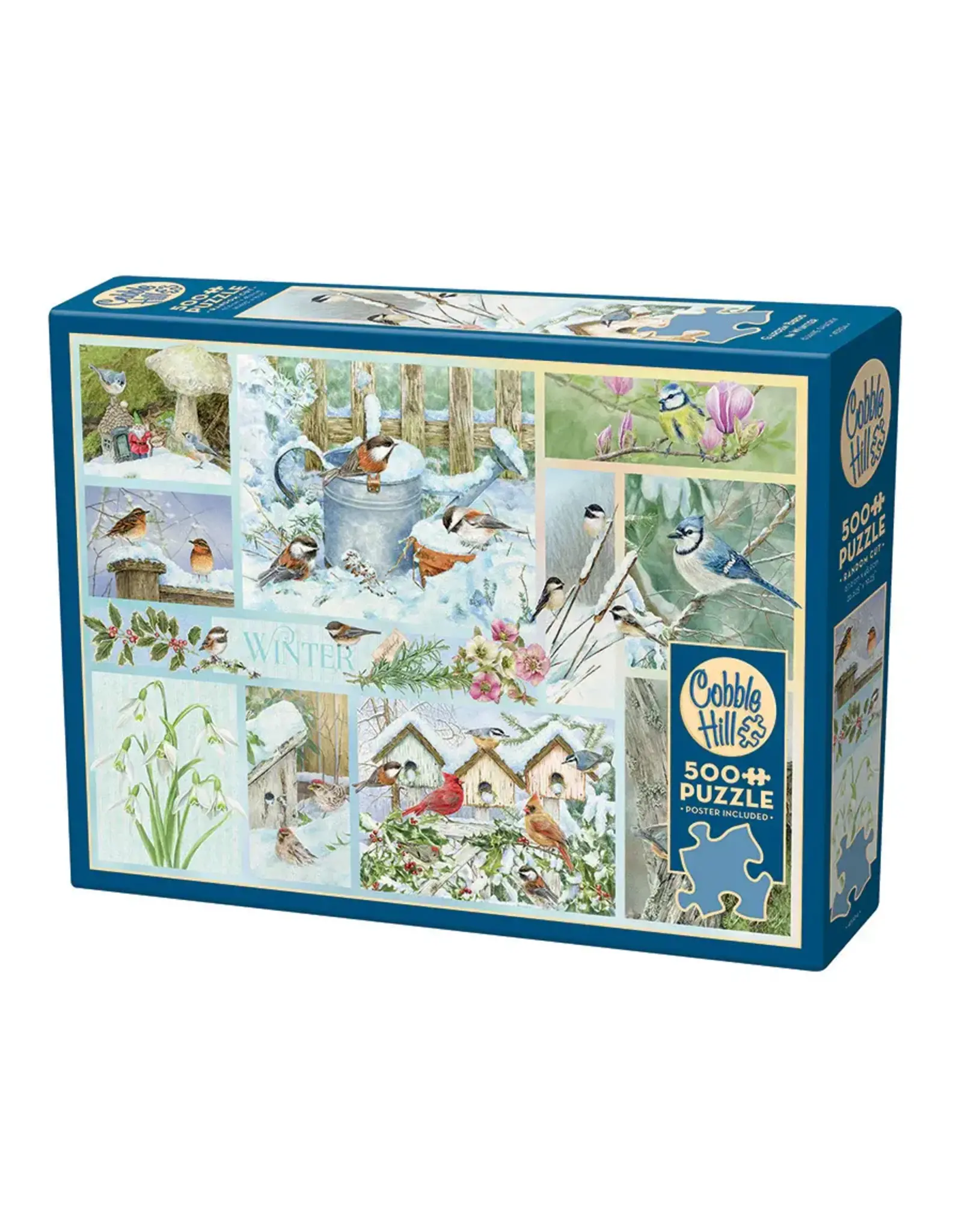 Cobble Hill Garden Birds in Winter 500pc